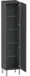 Duravit Hochschrank &bdquo;L-Cube&ldquo; 40 &times; 176 &times; 36,3 cm Graphit Matt