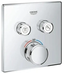 Grohe 29124000, Grohe Thermostat Grohtherm SmartControl 29124, mit 2 Absperrventilen,