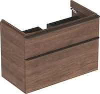 Geberit 500354JR1, Geberit Smyle Square Unterschrank f&uuml;r Waschtisch, Nussbaum