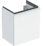 Geberit iCon Unterschrank f&uuml;r Handwaschbecken, 1 T&uuml;r links, wei&szlig; hochgl&auml;nzend, 37