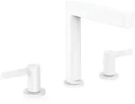 Hansgrohe Finoris 3-Loch Waschtischarmatur 160 mit Push-Open Ablaufgarnitur,