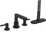 Hansgrohe Finoris 4-Loch Wannenrandarmatur mit sBox, Mattschwarz
