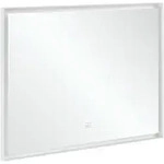 Villeroy & Boch Subway 3.0 Spiegel, 1000x750x47,5 mm, White Matt, mit dimmbarer