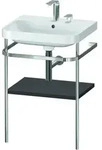 Duravit Waschtischunterschrank c-shaped Set mit Metallkonsole &bdquo;Happy D.2...