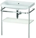 Duravit Waschtischunterschrank c-shaped Set mit Metallkonsole &bdquo;Happy D.2...