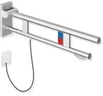 HEWI St&uuml;tzklappgriff Duo System 900 Edelstahl matt geschliffen 750 mm