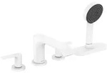 Hansgrohe Vivenis 4-Loch Wannenrandarmatur mit sBox, Mattwei&szlig;