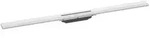 Hansgrohe RainDrain Flex Duschrinne 1000 mm, Mattwei&szlig; &ndash; h&ouml;henverstellbar,
