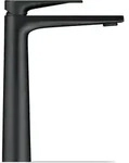 Einhand-Waschtischarmatur &bdquo;Tulum by Starck&ldquo; Ausladung 155 mm in Schwarz (matt)