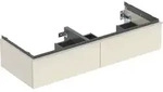 Geberit iCon Unterschrank f&uuml;r Doppelwaschtisch, sandgrau, 118,4 x 24,7 x 47,6 cm,