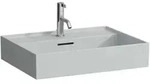 Aufsatzwaschtisch Kartell &bull; 460x600x145 1 Hahnloch mit &Uuml;berlauf wei&szlig;