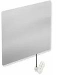 HEWI Kippspiegel der Serie 801, Kristallspiegel, B: 599 mm, H: 540 mm, HEWI Farbe 99
