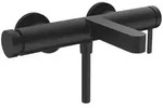 Hansgrohe Finoris Einhebel-Wannenmischer Aufputz mattschwarz, Ausladung 194 mm,