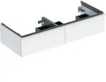 Geberit iCon Unterschrank f&uuml;r Doppelwaschtisch, 118,4 x 24,7 x 47,6 cm, wei&szlig;