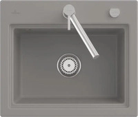 Villeroy & Boch 336A02KD, Villeroy & Boch Einbausp&uuml;le Subway Style 60 S, Fossil