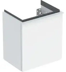 Geberit iCon Unterschrank f&uuml;r Handwaschbecken, 1 T&uuml;r rechts, wei&szlig; hochgl&auml;nzend,