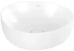 Villeroy & Boch Antao Aufsatzwaschbecken 400x395mm, TitanCeram, Wei&szlig; Alpin
