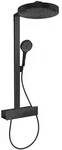 Hansgrohe Rainfinity Showerpipe 360 1jet mit ShowerTablet 350, Mattschwarz