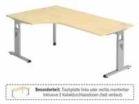 Hammerbacher Serie O ergonomischer Schreibtisch höhenverstellbar / Größe: 200x120