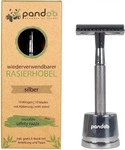 pandoo POVPE-PORHSL1, pandoo Rasierhobel aus Metall - Silber