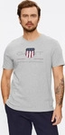 Gant T-Shirt Reg Archive Shield Ss 2003199 Grau Regular Fit Male