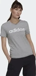 adidas T-Shirt Essentials Logo HL2053 Grau Slim Fit Female