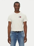 Tommy Jeans T-Shirt Essential DM0DM20740 Creme Slim Fit Male