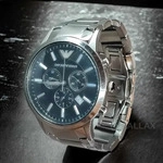 Uhr Emporio Armani AR2448 Silberfarben Male