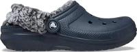 Pantoletten Crocs Classic Fleece Lined Clog Quartz 211396 Dunkelblau Female