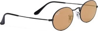 Sonnenbrillen Ray-Ban Oval Flat Lenses 0RB3547N Schwarz