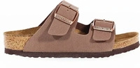 Pantoletten Birkenstock Arizona Birko-Flor nubuk 151181 Braun Male