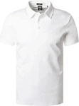 Boss Poloshirt Palosh 50471335 Wei&szlig; Slim Fit Male