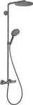 Hansgrohe 27633340, hansgrohe Raindance Select S Aufputz-Duschsystem mit Thermostat,