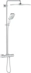 Grohe 26652000, Grohe Rainshower SmartActive Cube Aufputz-Duschsystem mit Thermostat,