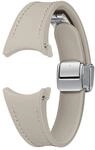 D-Buckle Hybrid Eco-Leather Armband (Slim, S/M), Etoupe