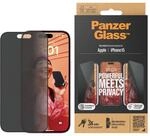 Privacy Screen Protector iPhone 15 | Ultra-Wide Fit w. EasyAligner (2809)