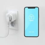 Smarte WLAN-Steckdose, Matter, sprach- u. appgesteuert, nachr&uuml;stbar, 3.680W