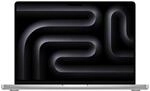 MacBook Pro, Silber 14 Zoll, M3, 8-Core-CPU, 10-Core-GPU, 8GB, 1TB SSD