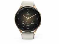 Smartwatch 8900, GPS, AMOLED 1,3 Zoll, Telefonfunktion, Alexa, Gold/Beige (00178613)