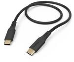 "Ladekabel ""Flexible"", USB-C - USB-C, 1,5 m, Silikon, Schwarz (00201576)"