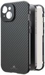 "Cover ""360&deg; Glass"" f&uuml;r Apple iPhone 15, Real Carbon (00221252) Handyh&uuml;lle"