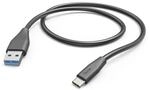 Ladekabel, USB-A - USB-C, 1,5 m, Schwarz (00201595)