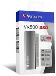 Vx500, 1 TB, USB 3.1 Gen2, Silber