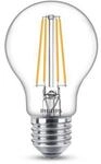 "Leuchtmittel ""LED classic"", E27 A60 7W, Warmwei&szlig;, Klarglas, 2er-Packung