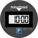 Park Lite One Schwarz Elektronische Parkscheibe