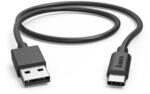 Ladekabel, USB-A - USB-C, 0,5 m, Schwarz (00201705)