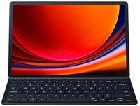 Book Cover Keyboard Slim passend f&uuml;r Galaxy Tab S9+, S9+ FE, Schwarz