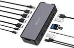 USB-C Pro Docking Station CDS-15: 15 Anschl&uuml;sse
