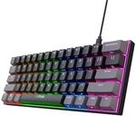 GXT 867 Acira mechanische Gaming-Tastatur, rote Switches, Schwarz