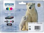C13T26164010 MultiPack C/M/Y/BK Druckerpatrone